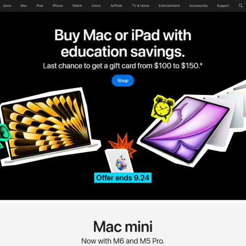 Avis apple.com