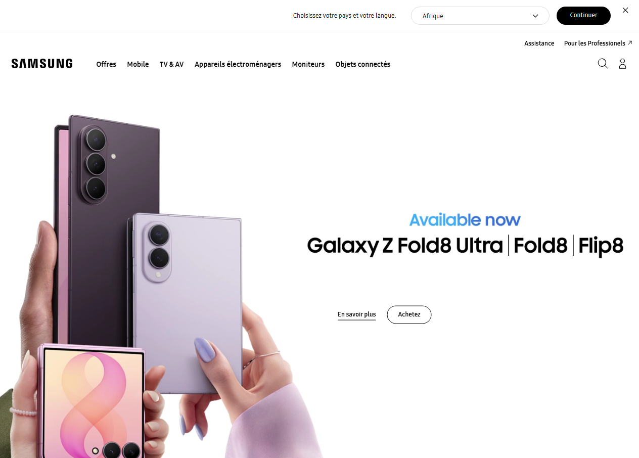 Avis samsung.com